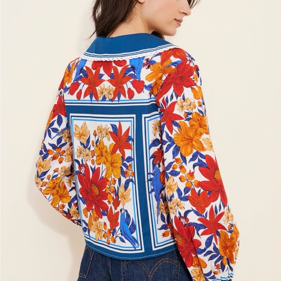 FARM Rio Florisbela Button down  Blouse - Picture 2 of 4